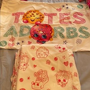 Shopkins sheet set